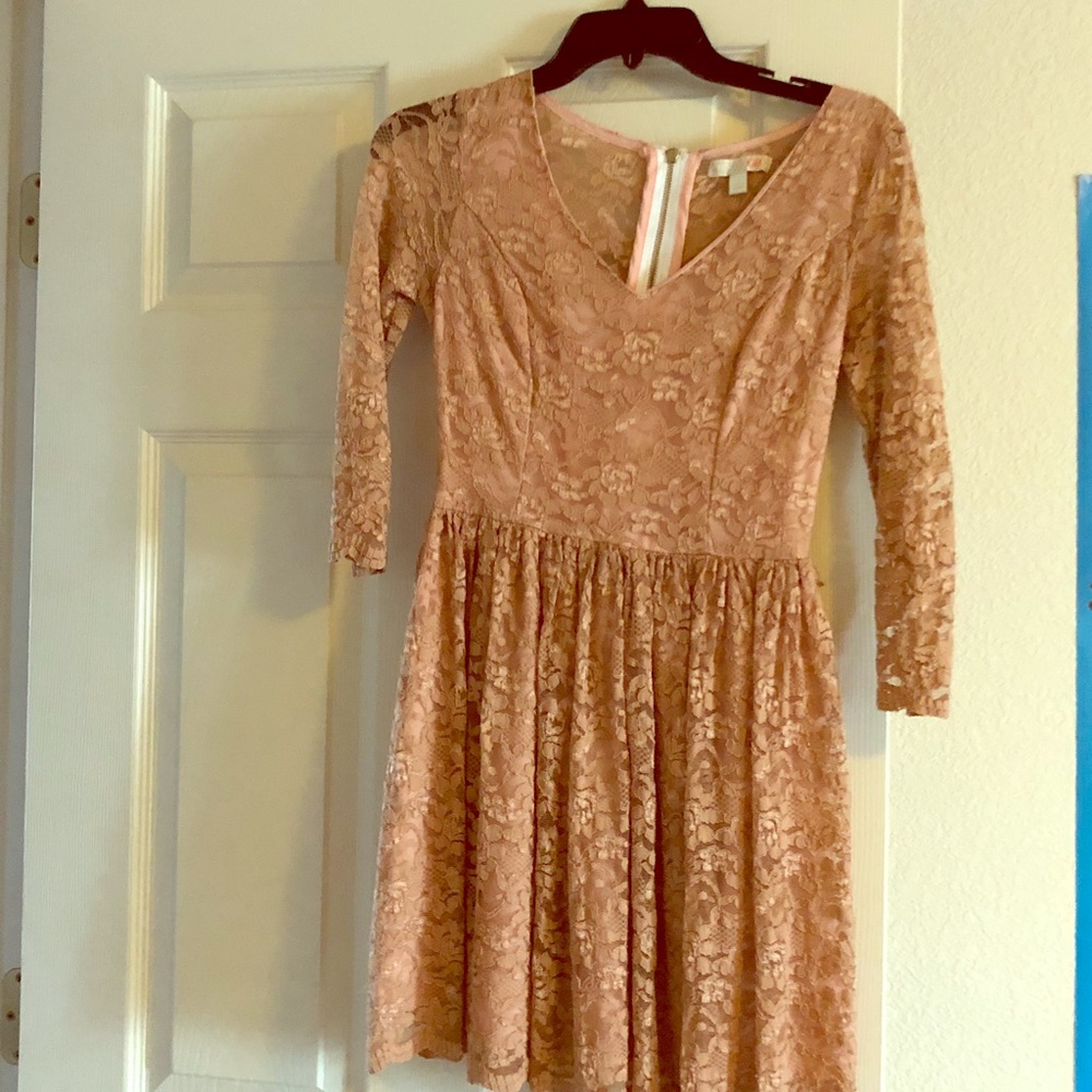 Lace dress. Worn once